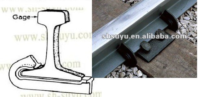 Anclas del carril 60Si2Mn/barra de sección de acero negras sometida a un tratamiento térmico para el ferrocarril