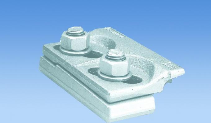 Clip 9220, clip superior soldable de la placa de acero con la nariz de goma y clip de la base para el carril A100 de la grúa de Suyu